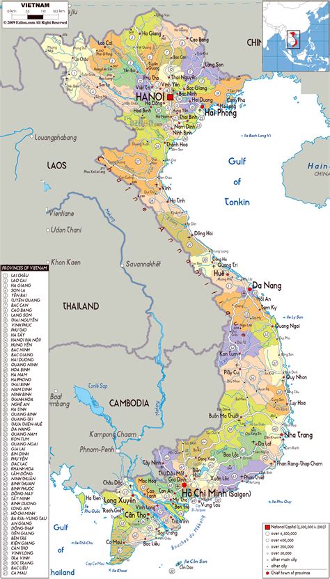 list of vietnam cities